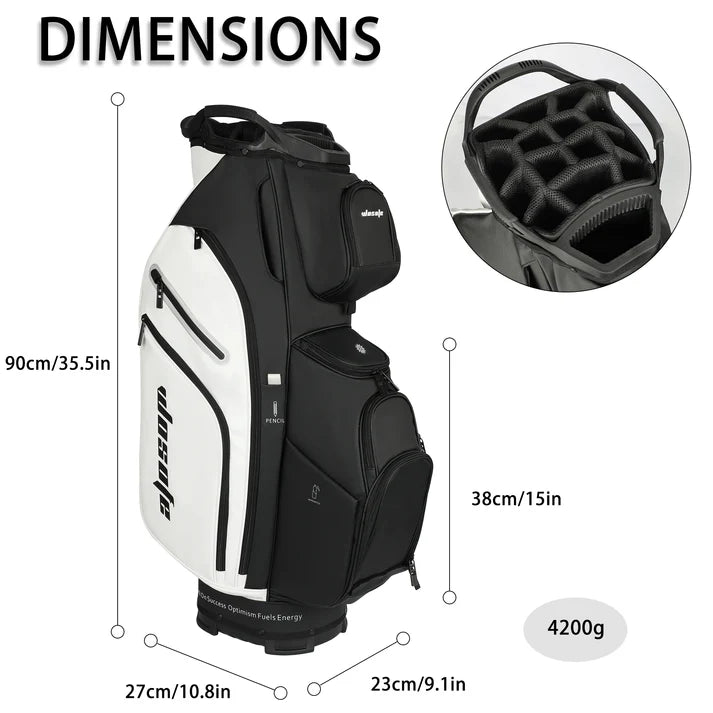 CART BAG 14-WAY WOSOFE LEATHER