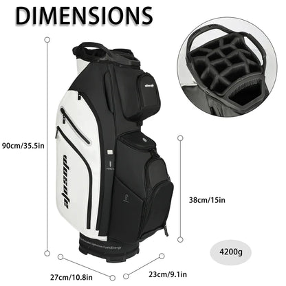 CART BAG 14-WAY WOSOFE LEATHER