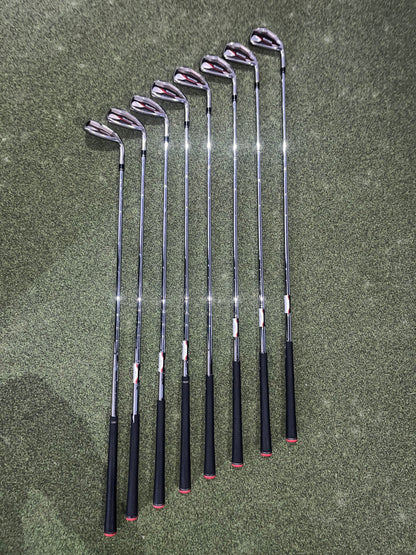 USED TAYLORMADE AREOBURNER IRON SET 4-SW STIFF FLEX RH