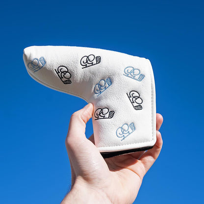 GOOD GOOD WHITE PUTTER HEADCOVERS