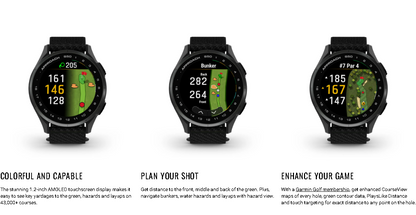 GARMIN APPROACH S50 - PREMIUM GOLF GPS SMARTWATCH