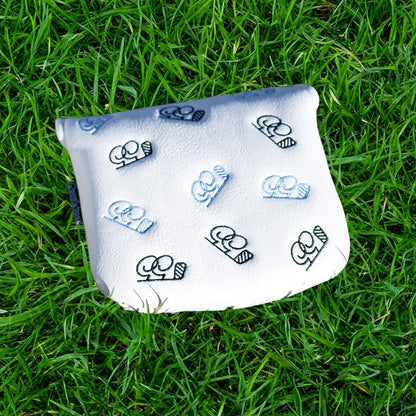 GOOD GOOD WHITE PUTTER HEADCOVERS